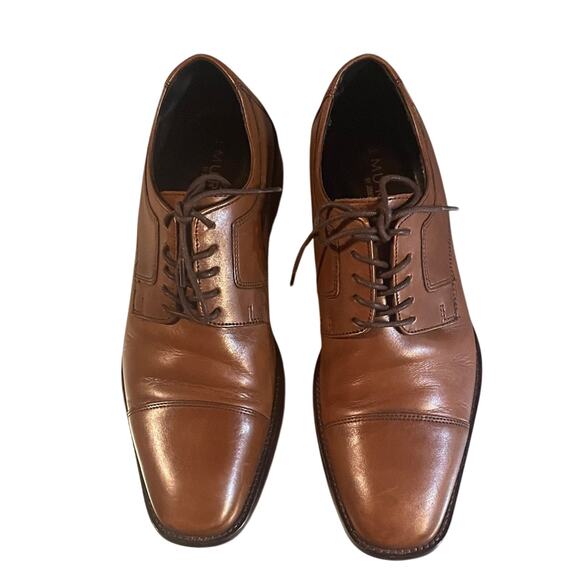 J. Murphy Men's Brown Leather Dress Shoes. 9M - Picture 1 of 7